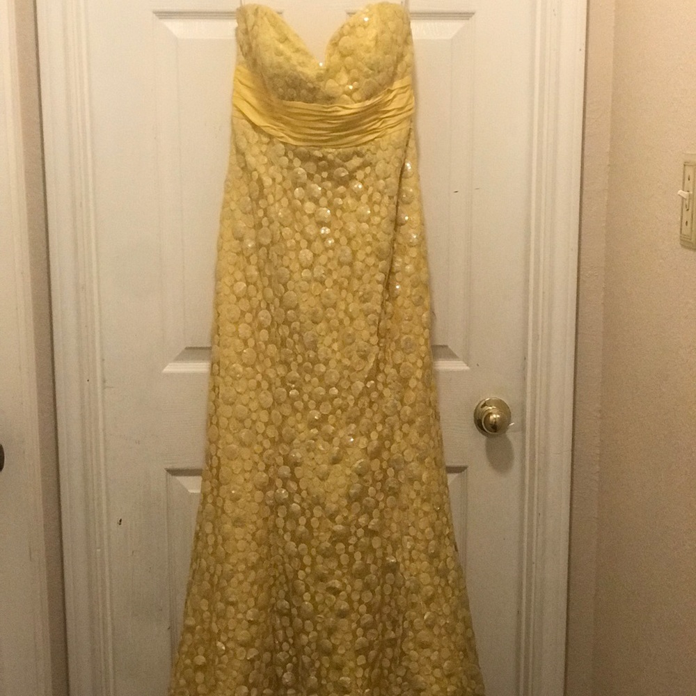 Yellow Jovani Prom dress